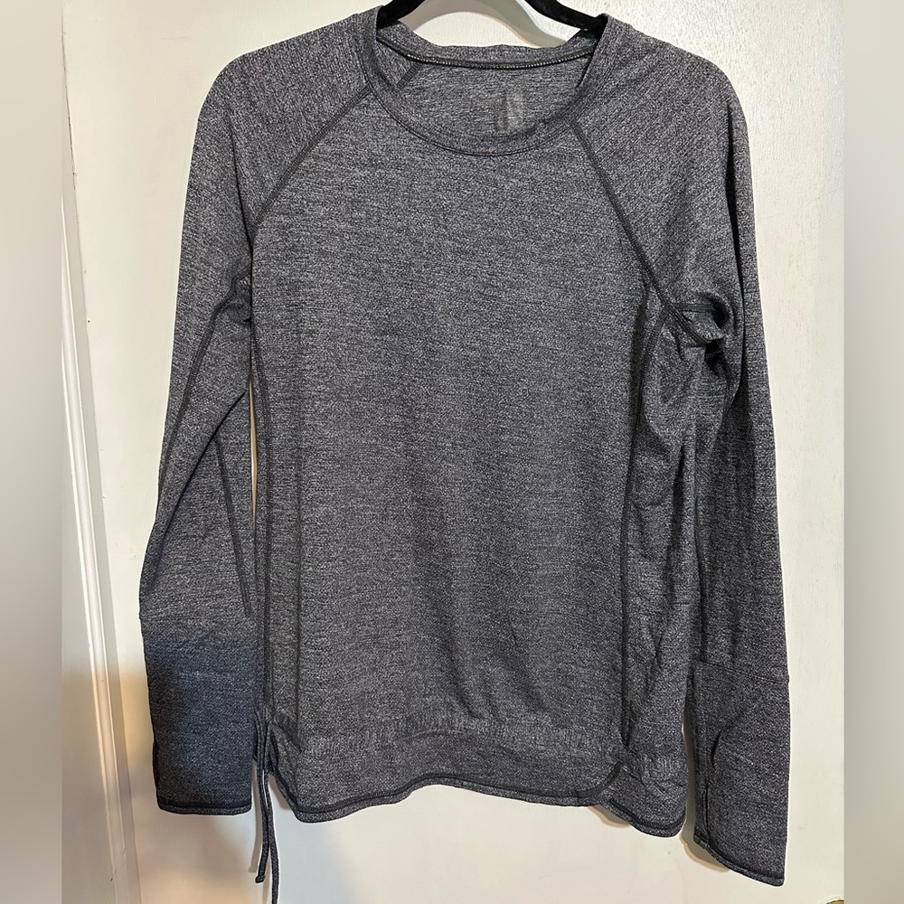 Gray Long Sleeve Women's Top